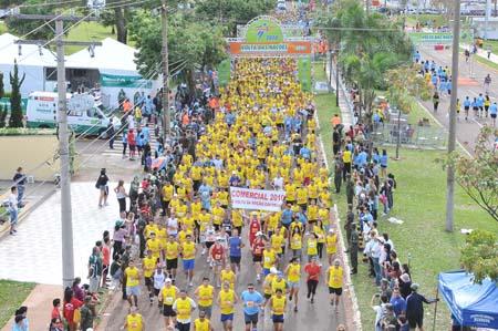 Mais de 8 mil atletas participaram da Meia Maratona do Pantanal / Foto: Divulgação